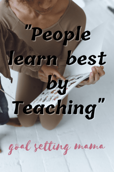 people learn best by teaching